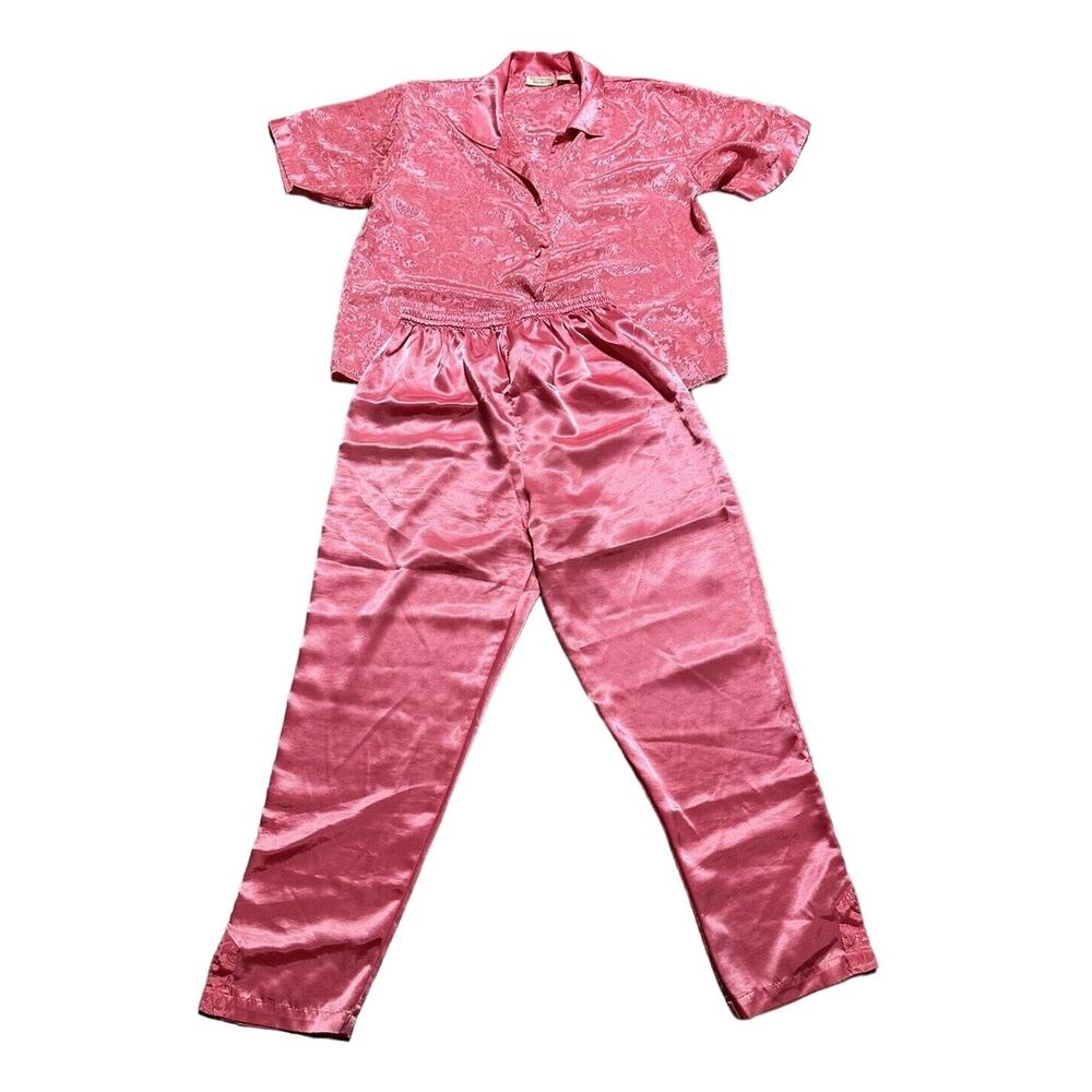 Victoria’s Secret Gold Label Vintage 90s Pink Floral PJ Set Large